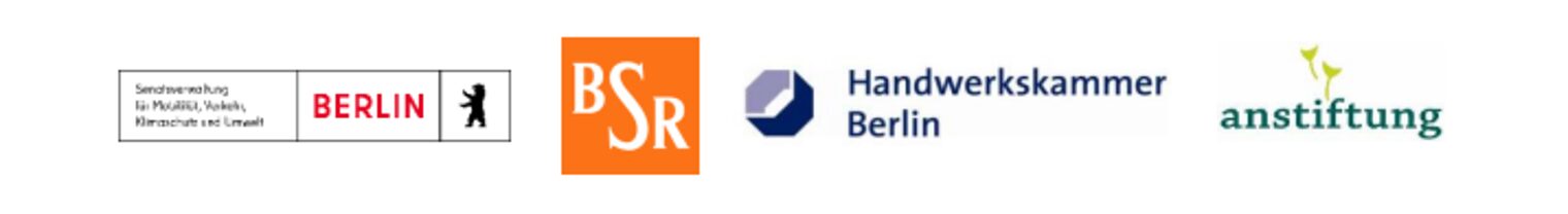 Logoleiste, Pressemitteilung, repami: Handwerkskammer Berlin, BSR, Senatsverwaltung, Reparaturnetzwerk, Qualitätsreparatur